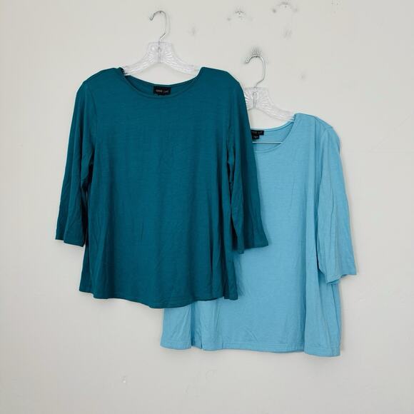 J. Jill Tops - J Jill Blue Short Sleeve Blouse Bundle Of 2 Women’s Size S